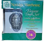 Dummy Set Victorian Satin Nickel Rose Nostalgic Warehouse 701628 CLAVIC22 S6404. Fixed Price $74.99.