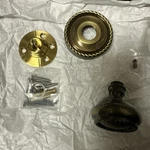Made Italy Omnia Set 441/00A SD4 Single Dummy Knob Thru Bolted Shaded Bronz. Fixed Price $35.95.
