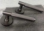 Eurolaton Round Passage Door Handle 2214 Statin Grey Parts Only Heavy. Fixed Price $43.20.