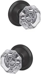 Schlage Custom FC21 Alx Ald Alexandria Glass Knob Closet Bed&bath Lock. Fixed Price $31.99.