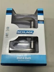 Schlage Bed And Bath Privacy Door Lever Satin Nickel Ez Inst. Fixed Price $19.18.