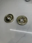 Baldwin 5149 Estate Rope Rose Trim Pair Solid Brass, Polished Gold New. Fixed Price $12.00.