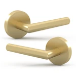 Mega Ronn Dummy Lever Door For Closet 2 Pack, Satin Brass. Fixed Price $72.99.