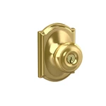 Schlage F51A 605 Georgian Knob Camelot Trim Keyed Entry Lock Bright. Fixed Price $140.34.