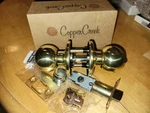 Copper Creek Colonial Polished Brass Passage Door Knob. Fixed Price $8.00.