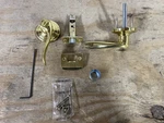 Kwikset 730TNL-3-6AL-RCS Tustin Privacy Lever / Bright Polished Brass *read*. Fixed Price $29.99.