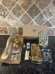 Milocks TF02P Digital Deadbolt Electronic Keypad Door Polished Brass Finish. Fixed Price $60.00.