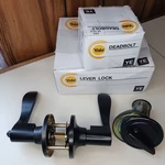 Yale Keyed Entry Lever And Deadbolt Combo Edge Series Orb Bronze Keowee KA5. Fixed Price $27.97.