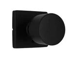 Home Decorators Ridgeway Hall/ Closet Door Knob W/ Square Rose In Matte Black. Fixed Price $20.00.
