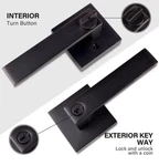 Golingda Bath Room Door Lock With Heavy Duty Lever Made From Zinc Alloy. Fixed Price $24.99.