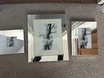 Kate Spade Silver Photo Frames - Set 3. Fixed Price $60.00.