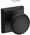 Baldwin FDROUTSR190 Round Non-turning Two-sided Dummy Door Knob Set, Satin Black. Fixed Price $98.00.
