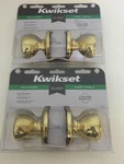 Kwikset 200T 3 Cp Bbbkg Hall/closet Knob Brass Of Two. Fixed Price $17.59.