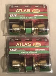Lot 2 Atlas Hall Closet Passage Interior Non-locking New. Fixed Price $24.00.
