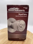 Mountain Security Stainless Steel Keyed Entry For Exterior. Fixed Price $14.95.