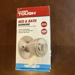 Bed And Bath Doorknob Stainless Steel Finish Hyper Tough. Fixed Price $15.00.