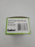 Kwikset 514 Sqt Square Pocket Door Lock Passage Matte Black 93340-047. Fixed Price $17.99.