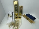 Apartment Entry Heavy Duty Marks 91A/3 Left Hand Polished Brass Mortise Lockset. Fixed Price $84.99.