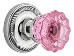 Nostalgic Warehouse Ropcrp Sd Nk Rope Solid Brass Rose Single - Chrome. Fixed Price $116.25.