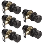 Knobwell 5 Pack Passage Door Oil Rubbed Bronze Closet Knobs Without. Fixed Price $60.11.