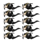 Door Handle 10 Pack Matte Black Privacy Lever Interior Bedroom Knobwell Knobs. Fixed Price $179.99.