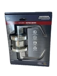 Universal Hardware Commercial Flat Lever Keyed Entry Satin Chrome Finish UH40019. Fixed Price $29.99.