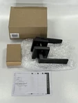 Box Of 10 - Knobwell DL01BKPS Craftsman Style Passage Door Levers Lock. Fixed Price $145.00.