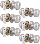 6 Pack Bathroom Bedroom Door Knobs Hardware, Round Privacy Locksets Interi. Fixed Price $80.99.