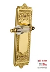Nostalgic Warehouse Egg & Dart Plate With Parlor Single Dummy Polished Brass. Fixed Price $73.38.