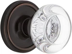 Warehouse Classic Rosette Round Clear Crystal Door Knob. Fixed Price $285.06.