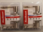 2 Kwikset Keyed Entry Satin Nickel Balboa 94050-549 Fits All Standard Doors. Fixed Price $53.97.