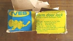 Nos Vintage Ives Storm Door Lock #980 B3 Brass Finish Made Us. Fixed Price $35.00.