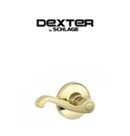 Dexter Schlage J40 Las 605 Hand Bright Brass Lever Privacy Bed Bath. Fixed Price $19.99.