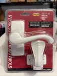 Larson Storm Door Lever Georgian Style Handle Interior Latch White CH3010301. Fixed Price $31.98.