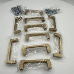Ravinte 10 Pack Cabinet Handles 3 Champagne Bronze Drawer Pulls Kitchen. Fixed Price $22.99.
