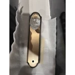 New Grandeur 804038 Hardware Arc Tall Plate Burgundy Knob Single Dummy Brass. Fixed Price $57.91.