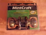Mintcraft Hall & Closet Model TF830 Antique Brass Finish Door Knob-new Orig Pkg. Fixed Price $14.95.