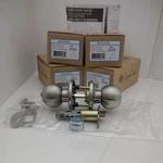 Copper Creek BK2030SS Privacy Style: Ball Knob Finish: Satin Stainless. *4 Sets*. Fixed Price $63.99.