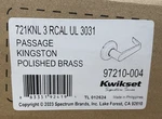 Kwikset 721KNL-3-RCAL-UL-3031 Kingston Passage Door Lever *read*. Fixed Price $17.99.