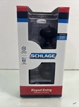 Schlage Doorknob Complete Lockset Keyed Entry Georgian Bronze, New. Fixed Price $35.00.