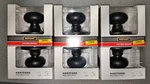 3 New Defiant Hartford Keyed Entry Door Knobs Matte Black Finish. Fixed Price $45.00.