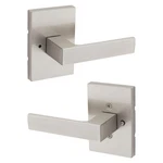Kwikset Singapore Satin Nickel Rectangular Straight Bed/bath Door Handle. Fixed Price $16.95.