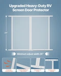 Rv Screen Door Protector, 24 X 26 Inch Grille, White. Fixed Price $47.56.