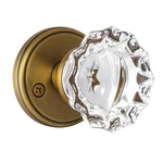 Shiny Handles Antique Brass Glass Door Knobs, Crystal Passage. Fixed Price $65.87.