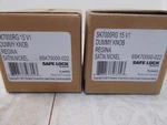 Safe Lock Kwikset Dummy Door Knob Lot Of 2 Regina Satin Nickel Nib. Fixed Price $8.95.