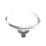 Amerock Glacio 7/8" Oval Cabinet Knob Clear Satin Nickel BP36651CG10. Fixed Price $13.16.