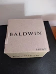 Baldwin Crystal Dummy Knob - Satin Black. Fixed Price $38.67.