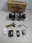 Kwikset 97300-939 Prismo Privacy Door Knob W/ Lock Matte Black New. Fixed Price $15.74.