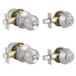 Entry Door Knobs Single Cylinder Deadbolt, Keyed Alike Handle Set Wi.... Fixed Price $62.15.