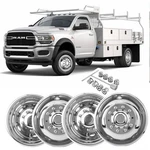 4PCS 19.5" Polished 304L Stainless Steel Dually Wheel Simulators, PROTECTIVEQ. Fixed Price $499.98.